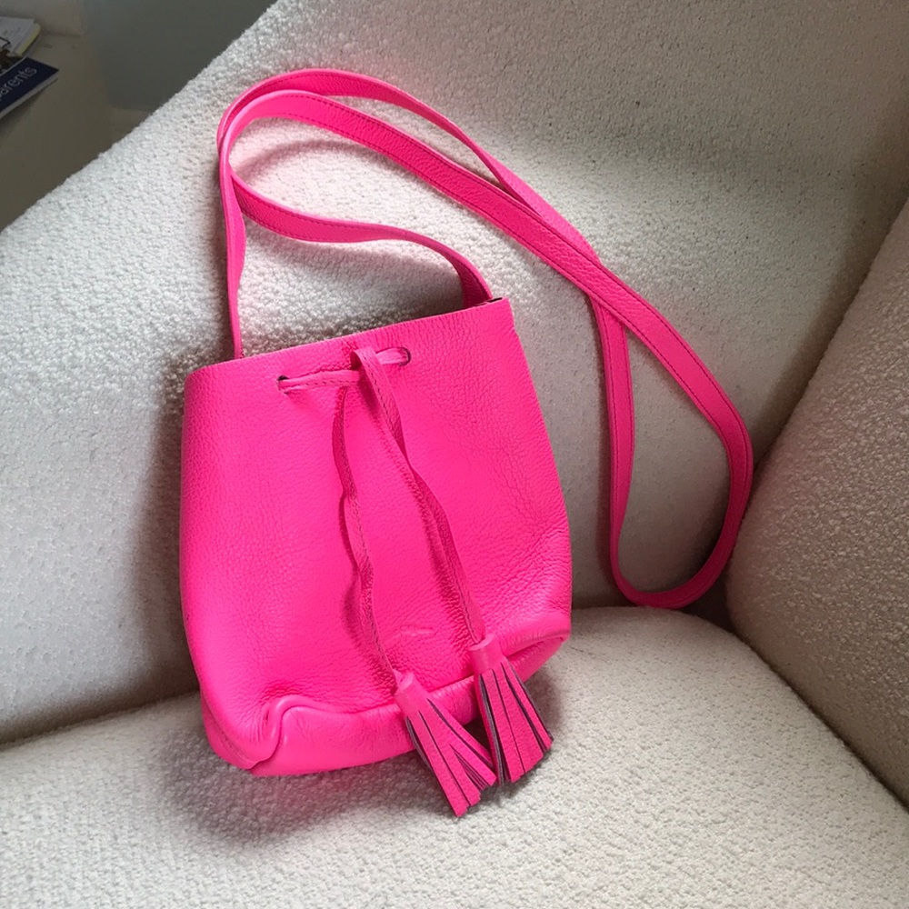 SHAFFER LA Pink Bucket bag Crossbody